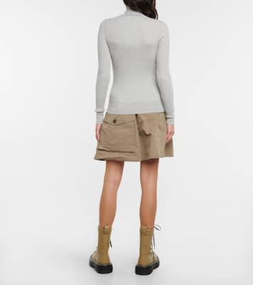 Ribbed wool turtleneck sweater | Moncler