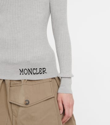 Ribbed wool turtleneck sweater | Moncler