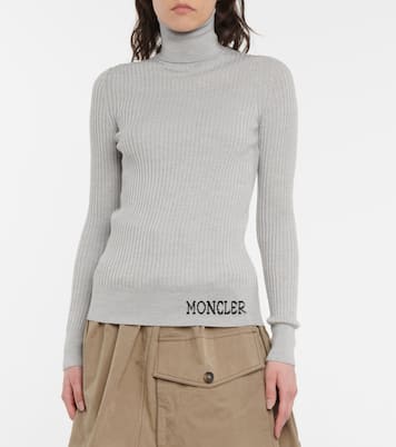 Ribbed wool turtleneck sweater | Moncler