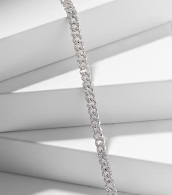 Pulsera Mini de oro blanco de 18 ct con diamantes | Shay Jewelry