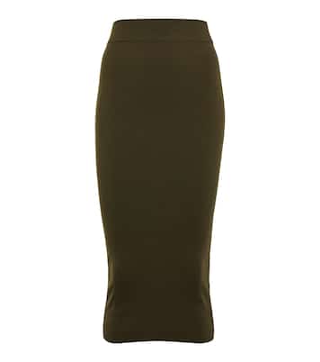 Falda midi en mezcla de cachemir | Tom Ford