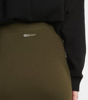 Falda midi en mezcla de cachemir | Tom Ford