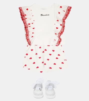 Printed cotton-blend shorts | Monnalisa