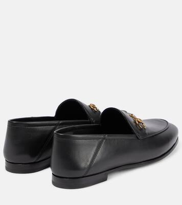 Gucci 10mm brixton leather loafer hotsell