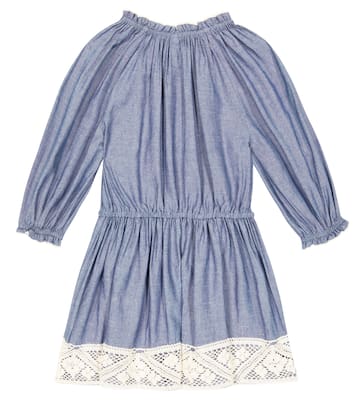 Kleid Pattie aus Chambray mit Spitze | Zimmermann Kids