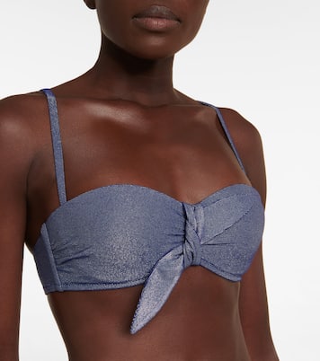 Top de bikini bandeau de rayas | Heidi Klein