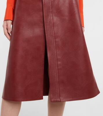 Gonna midi in similpelle | Stella McCartney