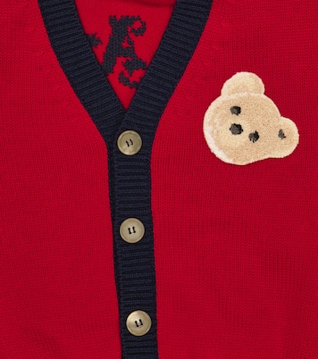 Cardigan aus Schurwolle | Palm Angels Kids