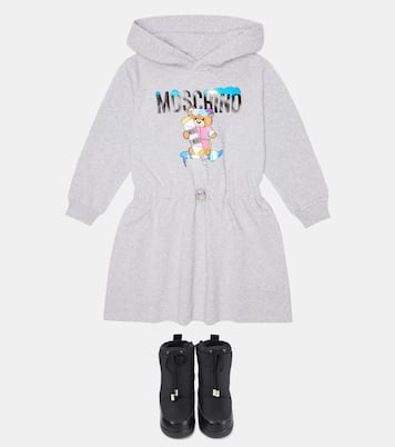 Faux shearling-lined snow boots | Moschino Kids