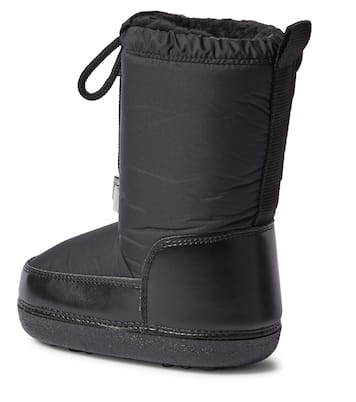 Faux shearling-lined snow boots | Moschino Kids