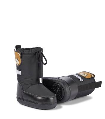 Faux shearling-lined snow boots | Moschino Kids