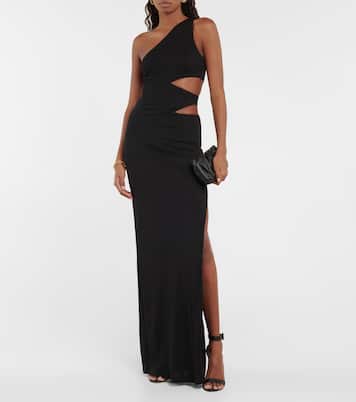 Letta one-shoulder cutout maxi dress | Staud