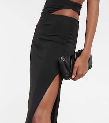 Letta one-shoulder cutout maxi dress | Staud