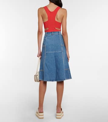 Falda midi vaquera | Stella McCartney
