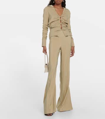 Camisa La Chemise Soffio fruncida | Jacquemus