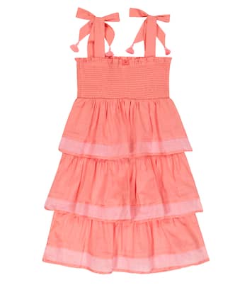 Abito Tiggy in cotone a balze | Zimmermann Kids