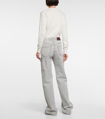 High-Rise Straight Jeans | Brunello Cucinelli