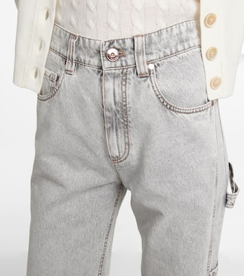 High-Rise Straight Jeans | Brunello Cucinelli