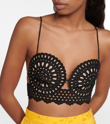 Broderie anglaise crop top | Stella McCartney