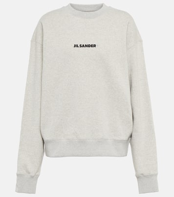 Felpa in cotone con logo | Jil Sander