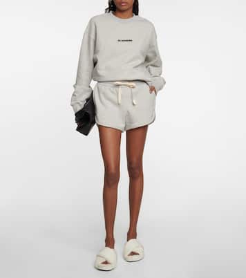Felpa in cotone con logo | Jil Sander
