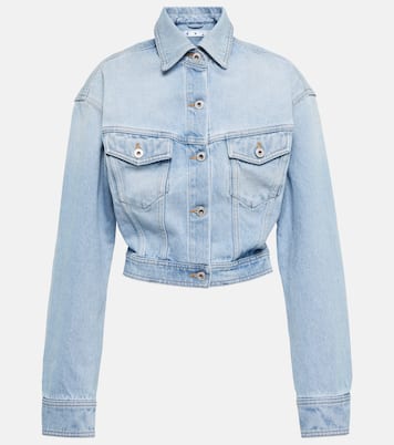 Toybox cropped denim jacket | Off-White