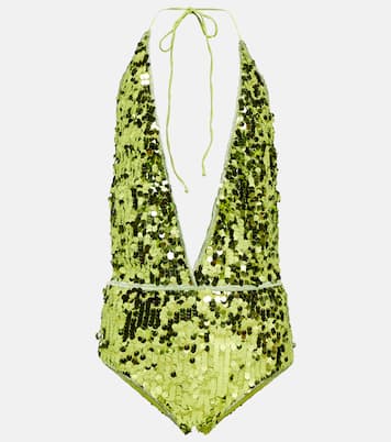 Costume intero con paillettes | Oséree
