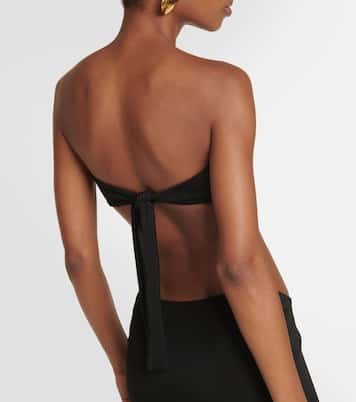 Long Carve cutout jersey maxi dress | Louisa Ballou