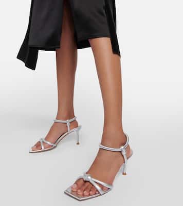 Sandali in pelle metallizzata | Gianvito Rossi