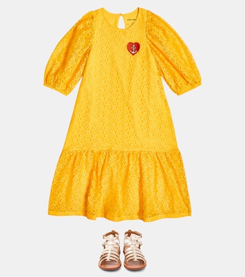 Abito in pizzo con ricamo | Mini Rodini