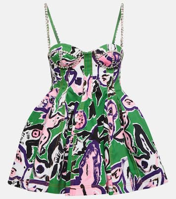 Verziertes Minikleid aus Baumwolle | Area