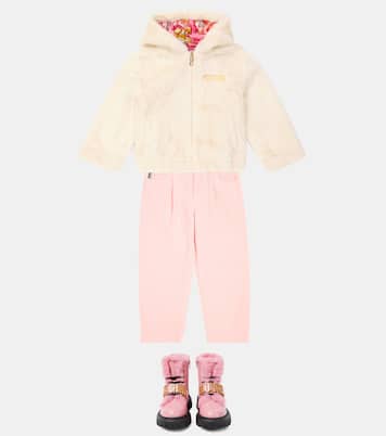 Faux fur jacket | Moschino Kids