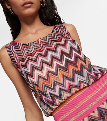Zig-zag lamé top | Missoni