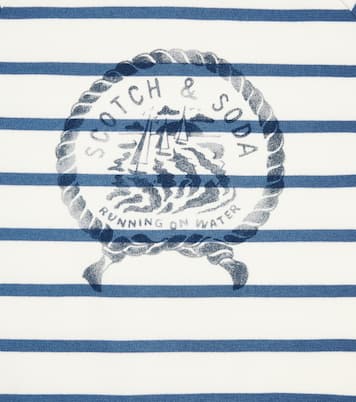 Camiseta de jersey de algodón estampada | Scotch & Soda Kids