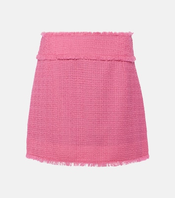 Minifalda de tweed de mezcla de lana | Dolce&Gabbana