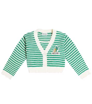 Set aus Cardigan und Top aus Baumwolle | Moschino Kids
