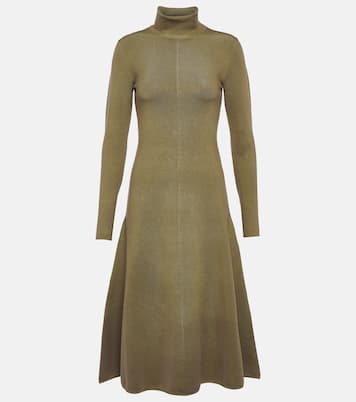 Silk-blend midi dress | Joseph