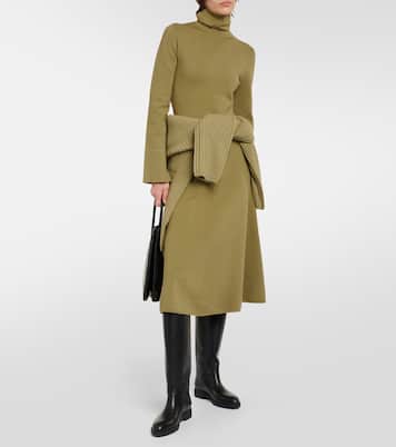 Silk-blend midi dress | Joseph