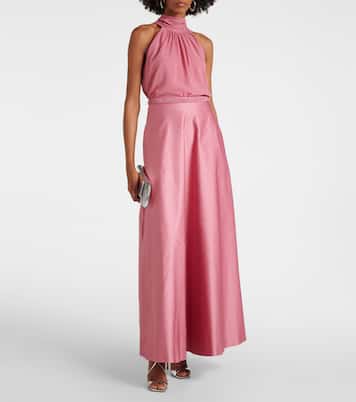 Elegante - Gonna lunga Brasile in raso | Max Mara