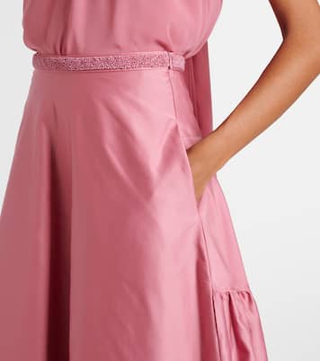 Elegante - Gonna lunga Brasile in raso | Max Mara