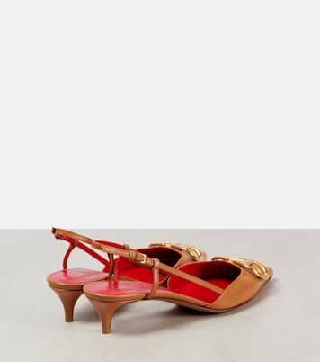 Escarpins VLogo Signature 40 en cuir | Valentino Garavani