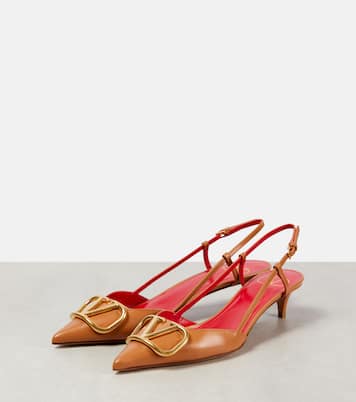 Escarpins VLogo Signature 40 en cuir | Valentino Garavani