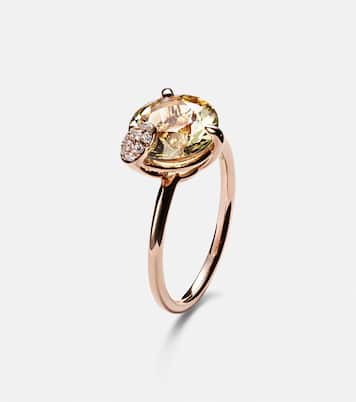 Bague Peekaboo en or rose 18 ct, béryl et diamants | Bucherer Fine Jewellery