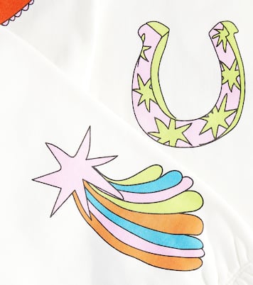 Pantaloni sportivi in cotone con stampa | Stella McCartney Kids