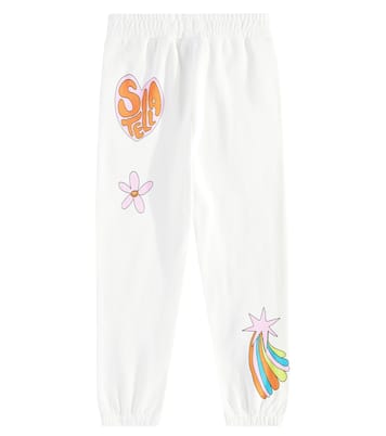 Pantaloni sportivi in cotone con stampa | Stella McCartney Kids