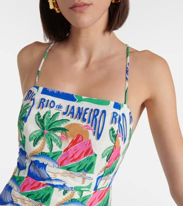 Midikleid Carioca Posters | Farm Rio