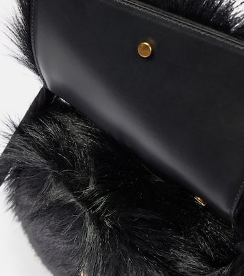 Schultertasche Ghost Mini mit Leder | Jil Sander