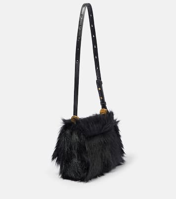 Schultertasche Ghost Mini mit Leder | Jil Sander