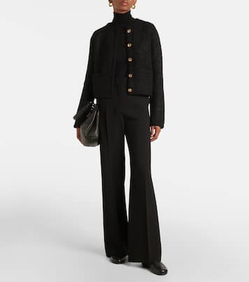 Chaqueta cropped Napoline de punto | Altuzarra