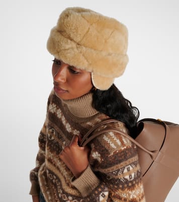 Maggie quilted shearling hat | Loro Piana